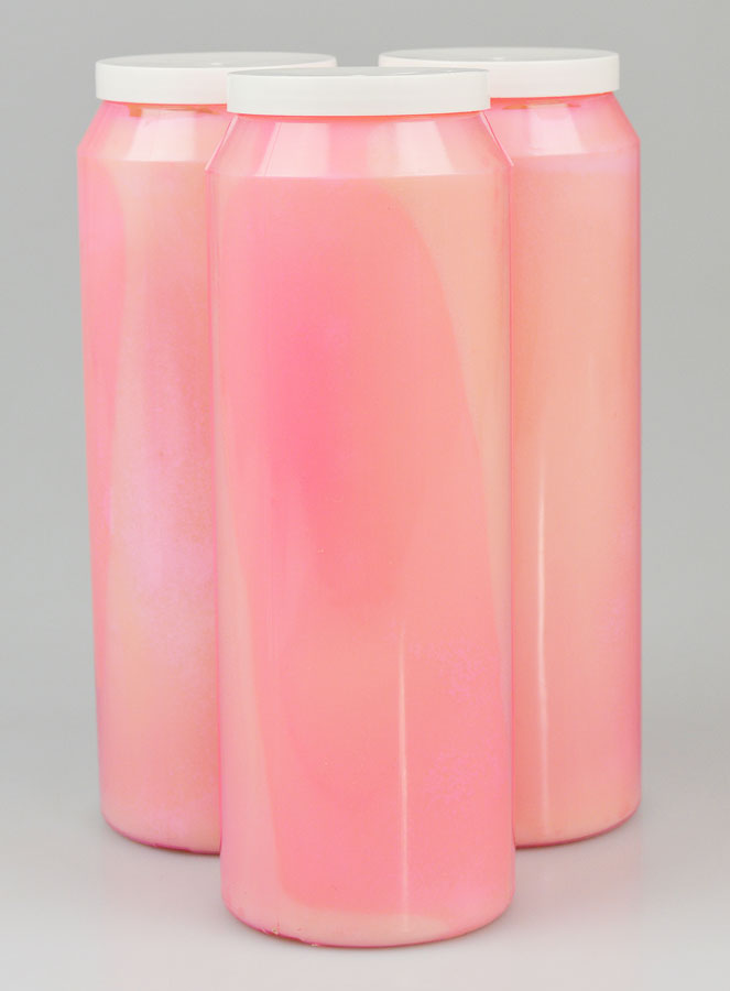 3 Bougies de Neuvaines Roses (pic 1)