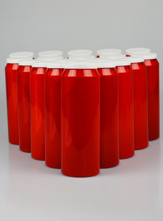 20 Bougies de Neuvaine Rouges (pic 1)