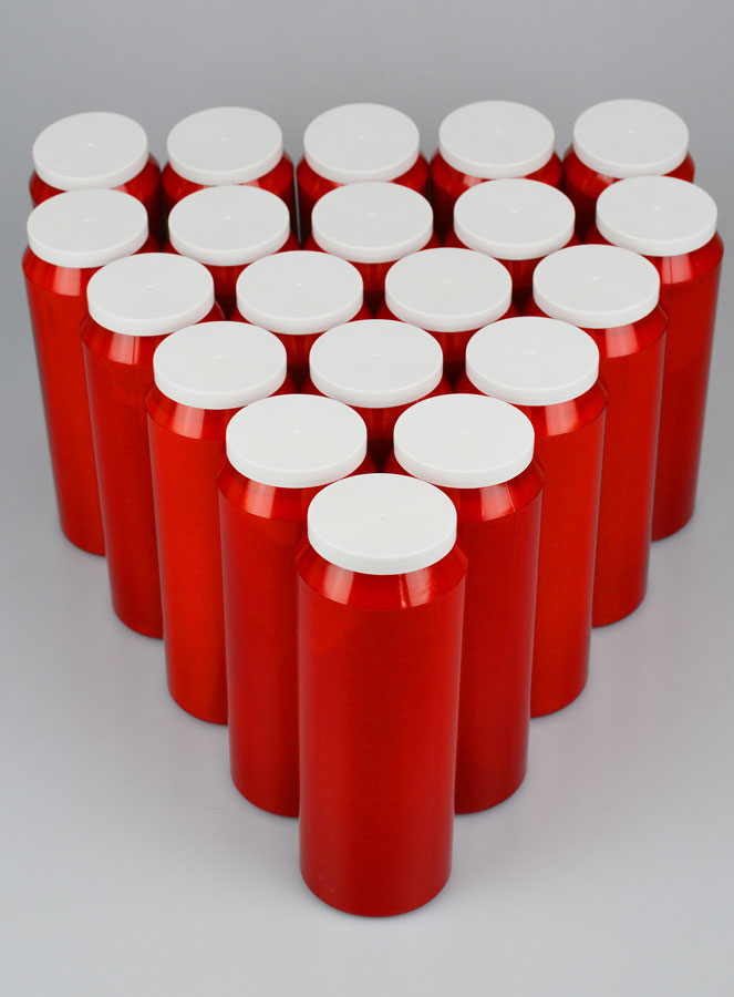 20 Bougies de Neuvaine Rouges (pic 2)