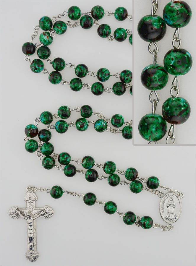 Collier Chapelet Fashion Nacre Verte (pic 1)