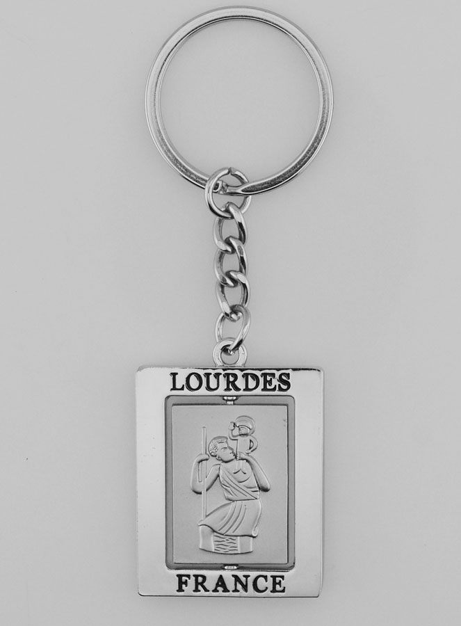 Porte clés St Christophe et Lourdes (pic 2)