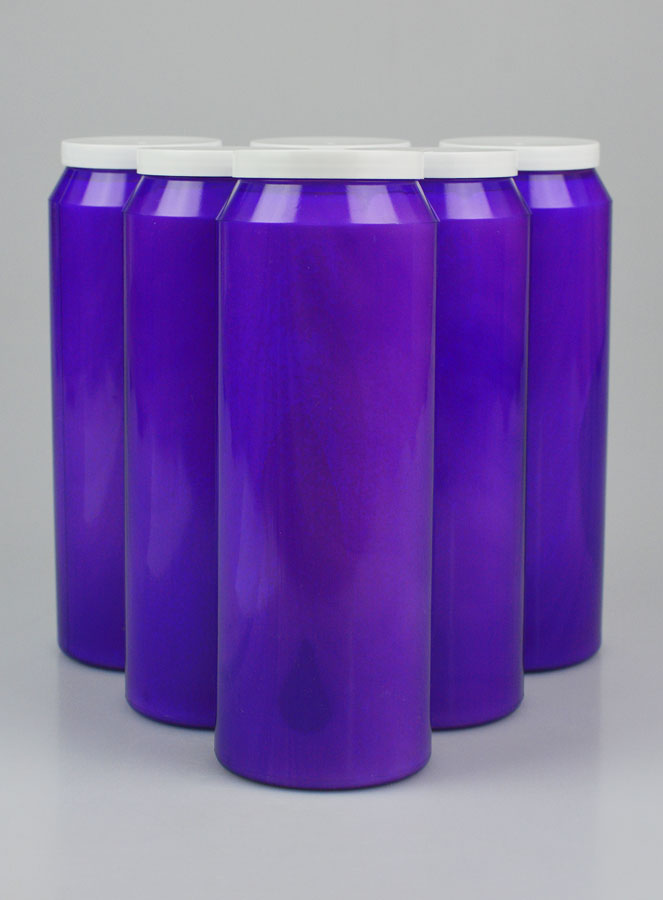 6 Bougies de Neuvaine Violettes (pic 1)