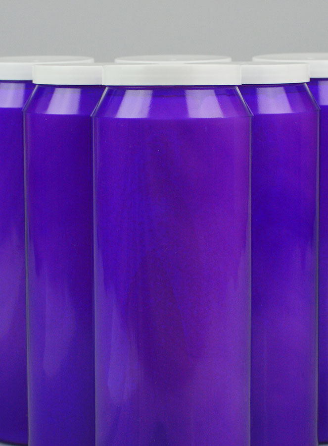 6 Bougies de Neuvaine Violettes (pic 3)