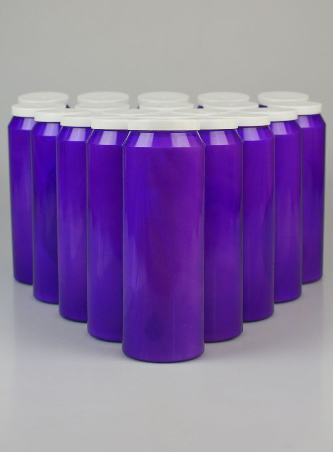 20 Bougies de Neuvaine Violettes (pic 1)