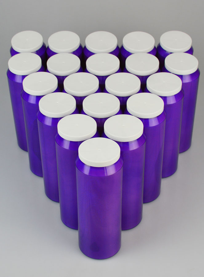 20 Bougies de Neuvaine Violettes (pic 2)