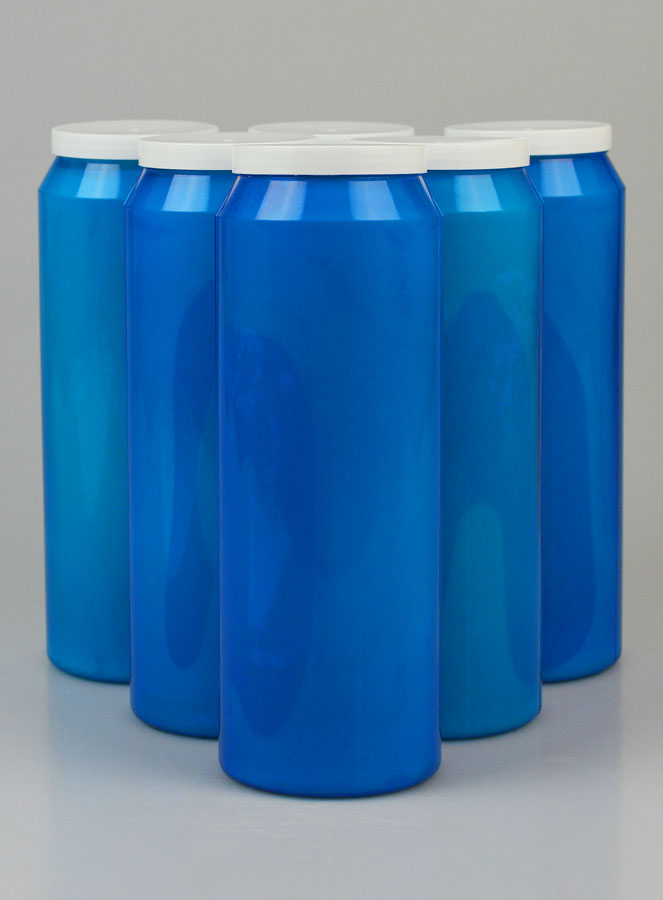 6 Bougies de Neuvaine Bleues (pic 1)