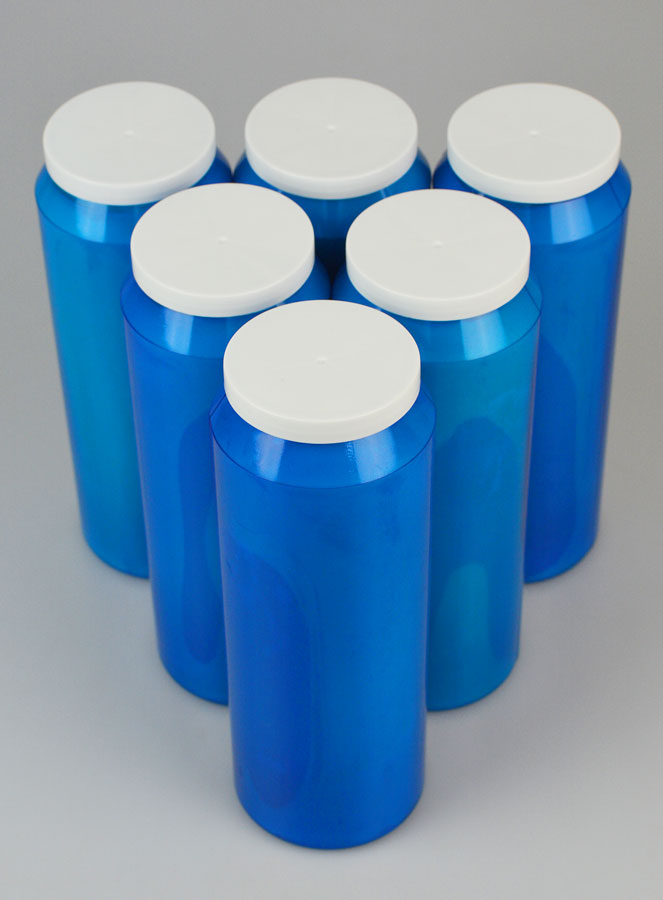 6 Bougies de Neuvaine Bleues (pic 2)