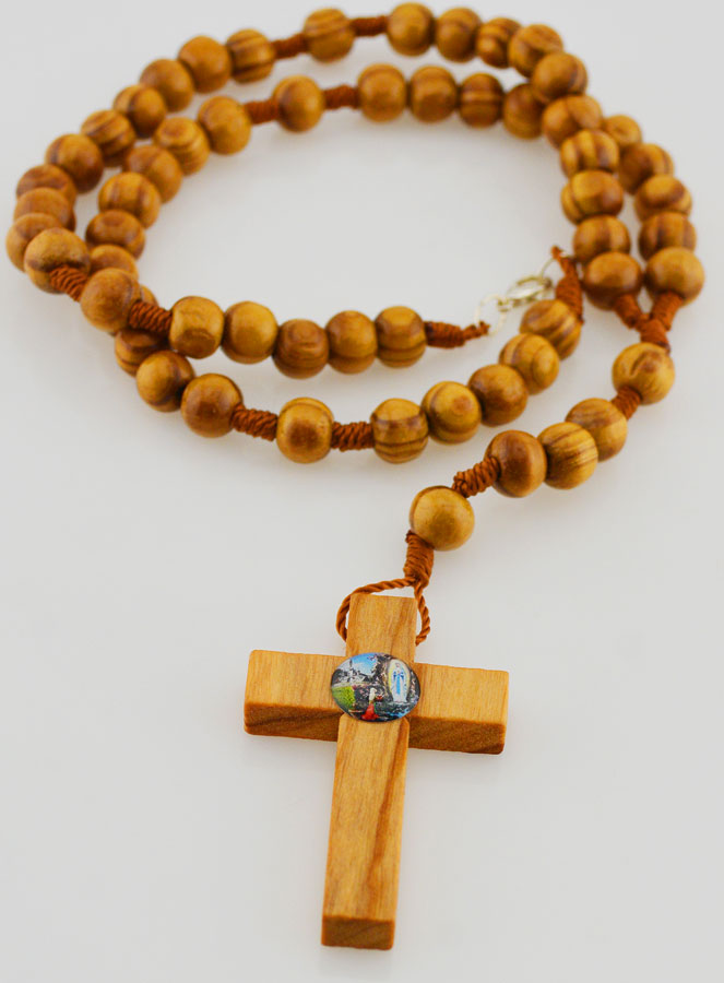 Chapelet Collier Fashion Mode Bois (pic 2)