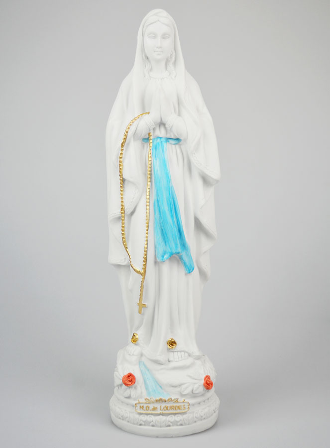 Statue Vierge Marie de Lourdes 40cm (pic 1)
