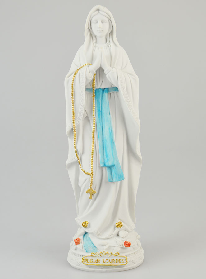 Statue Vierge Marie de Lourdes 30cm (pic 1)