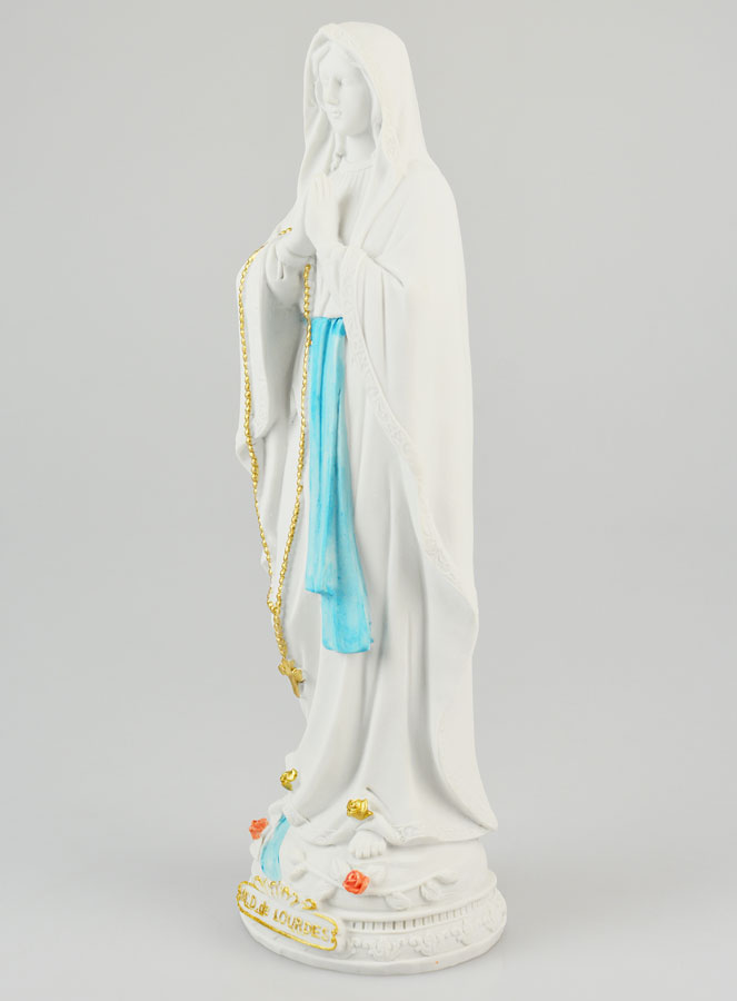 Statue Vierge Marie de Lourdes 30cm (pic 2)
