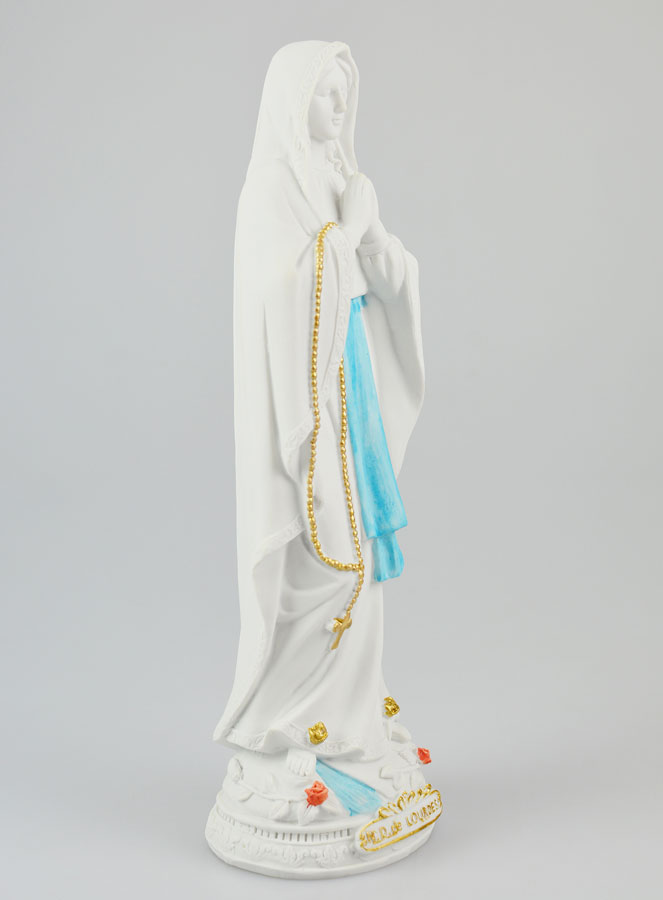 Statue Vierge Marie de Lourdes 30cm (pic 3)