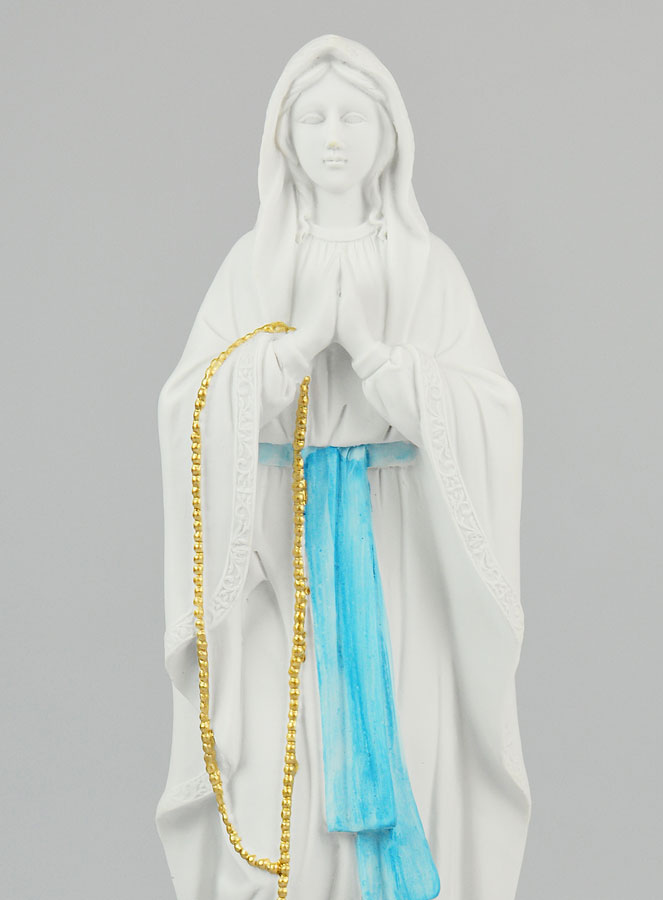 Statue Vierge Marie de Lourdes 30cm (pic 4)