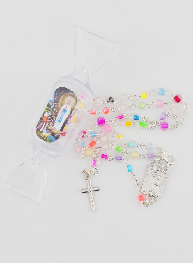 Chapelet Enfant en Perles - Boite Bonbon (pic 2)