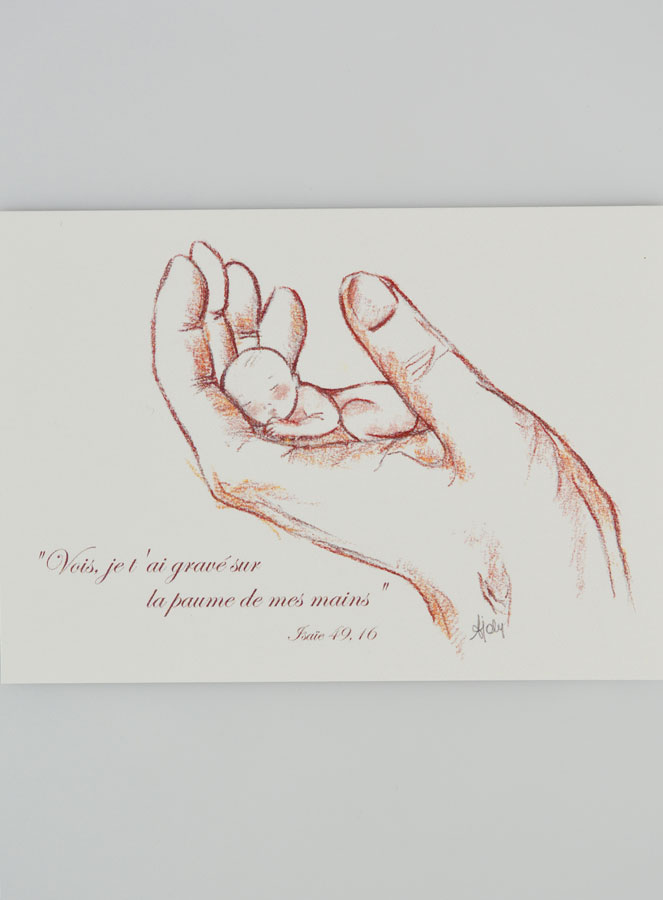 Carte de Baptême Main de Dieu (pic 1)