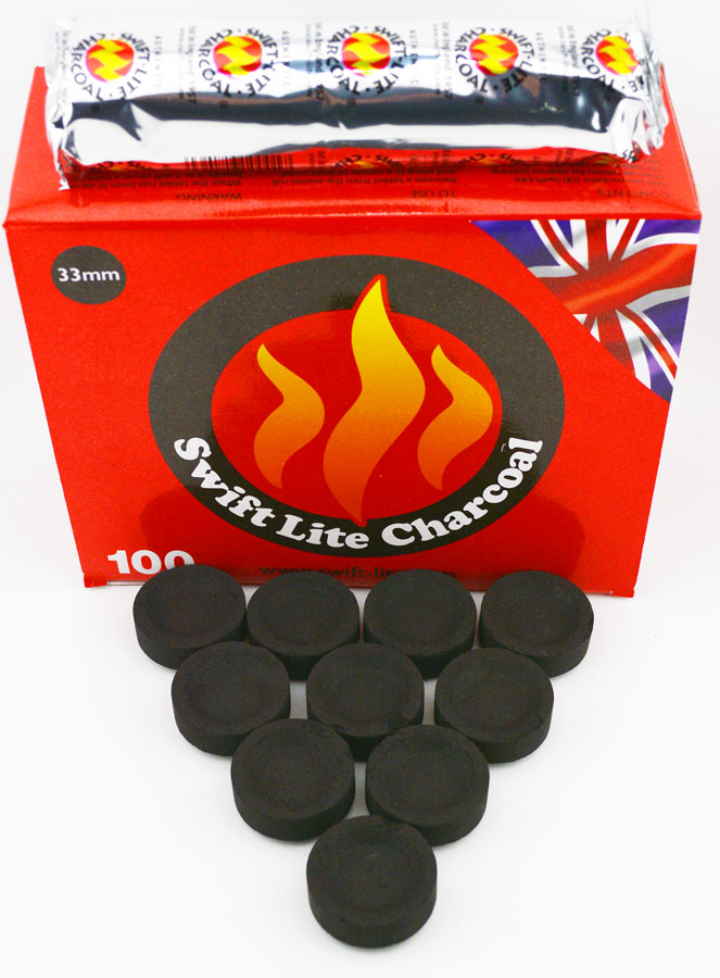 Charbons pour encens en PROMO - Boite de 100 pains (pic 1)