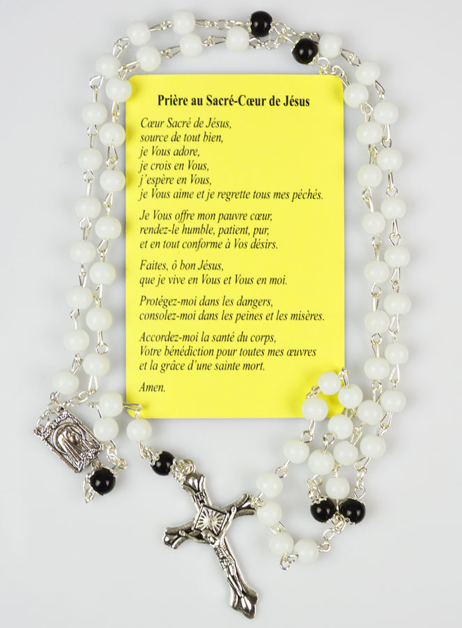 Chapelet Sacré Coeur de Jésus en Perles (pic 4)