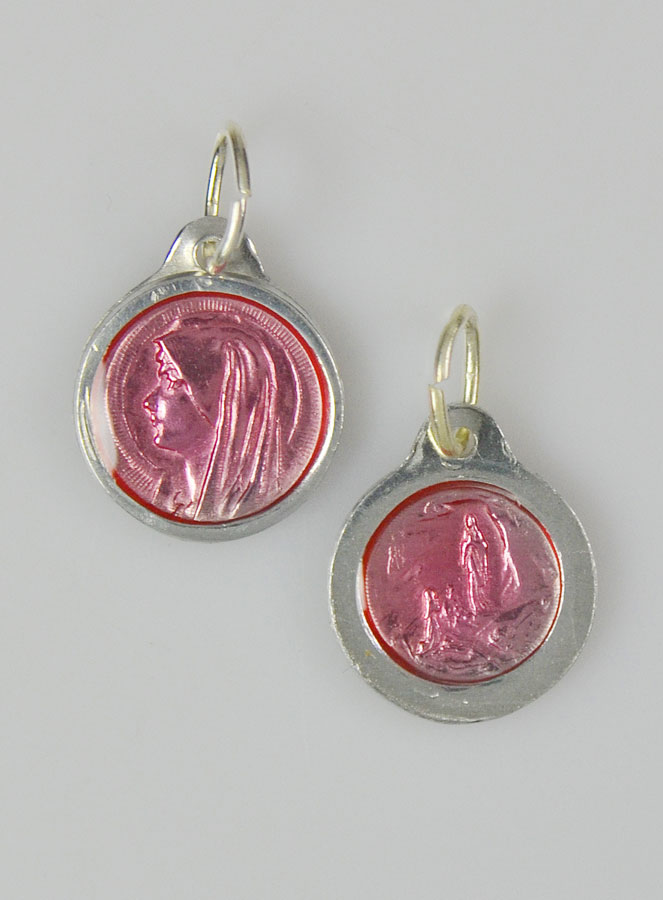 Médaille Vierge Marie - Rose (pic 2)