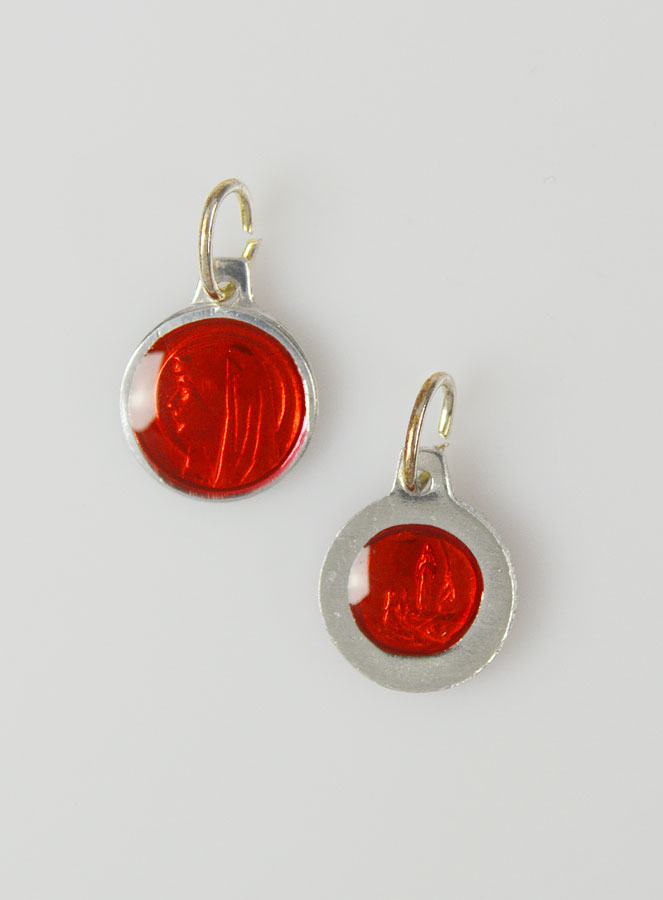 Médaille Vierge Marie - Rouge (pic 1)
