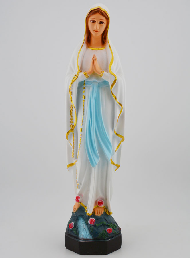 Statue Vierge Marie de Lourdes 30cm (pic 1)