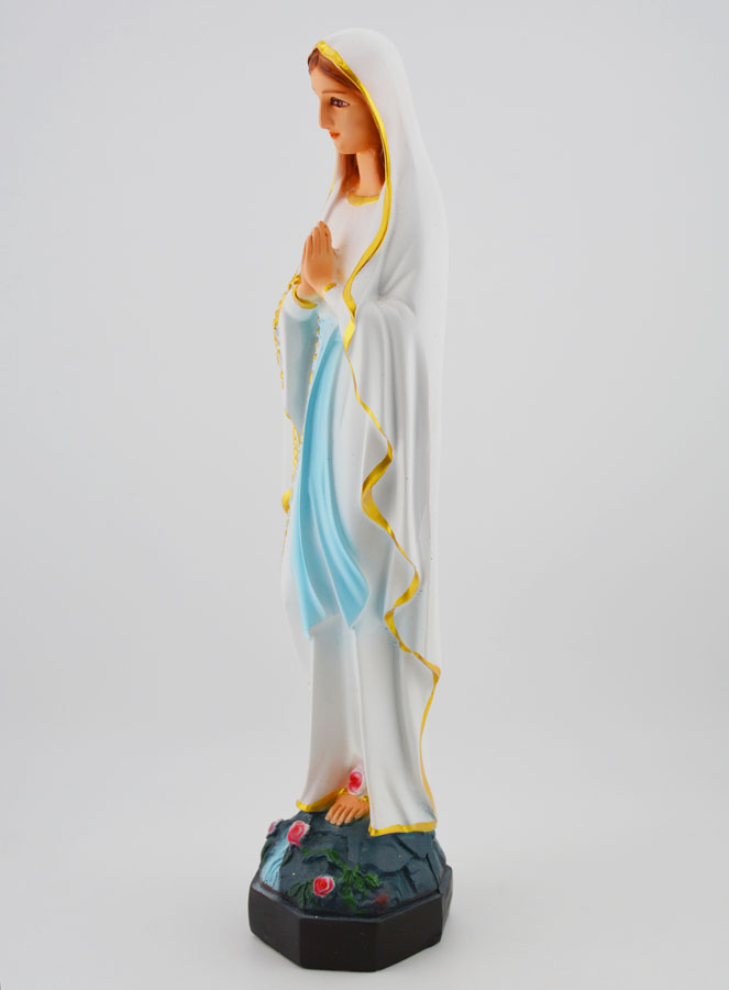 Statue Vierge Marie de Lourdes 30cm (pic 2)