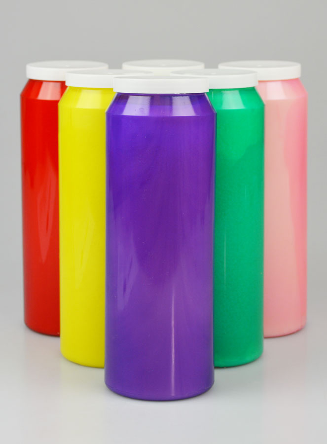 6 Bougies de Neuvaine Couleurs Mélangées (pic 1)