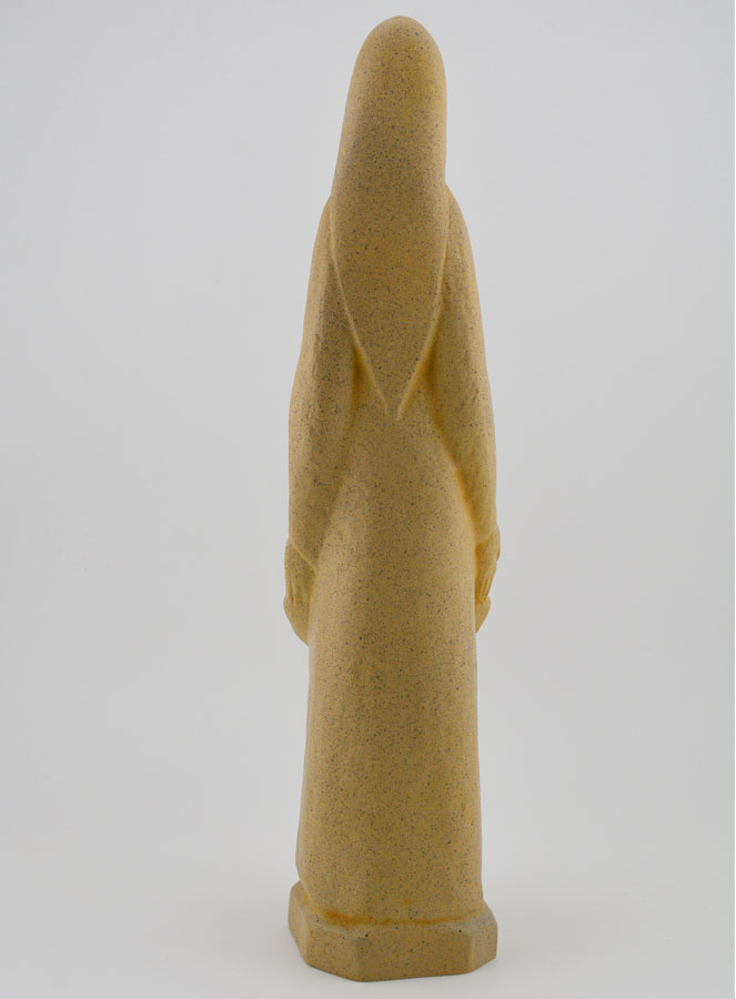 Statue Vierge à l'Enfant Jésus Debout - Ton Granit (pic 4)