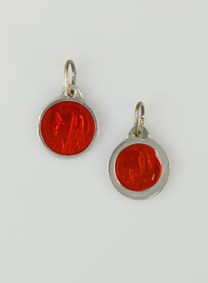 Médaille Vierge Marie - Rouge (pic 1)