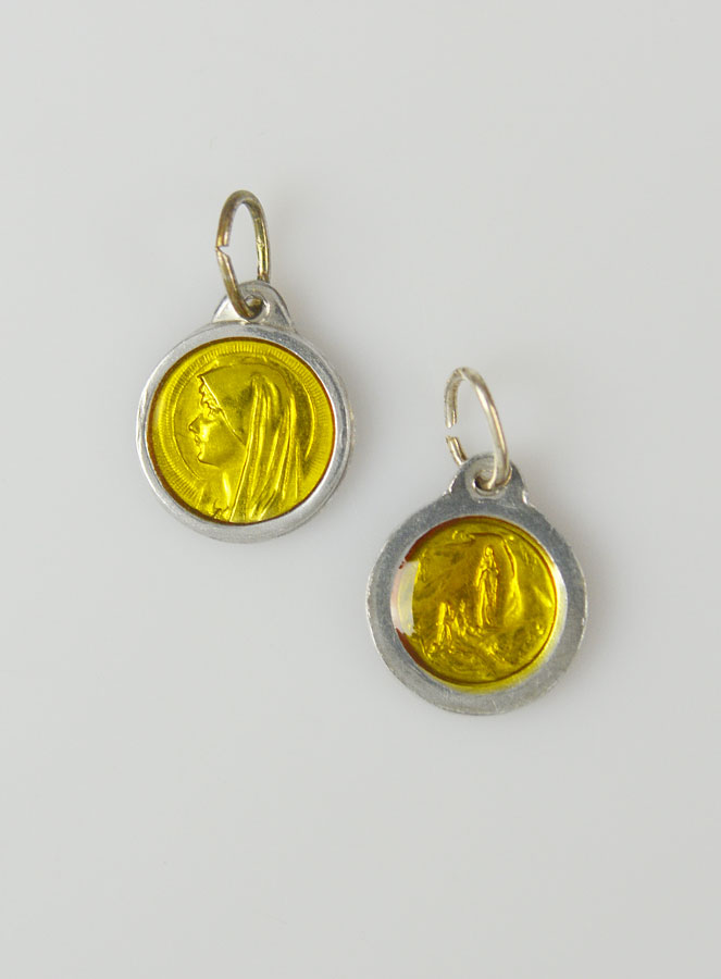 Médaille Vierge Marie - Jaune (pic 1)