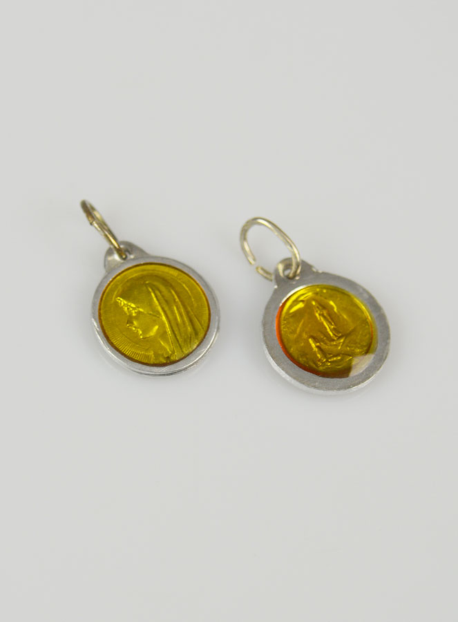 Médaille Vierge Marie - Jaune (pic 3)