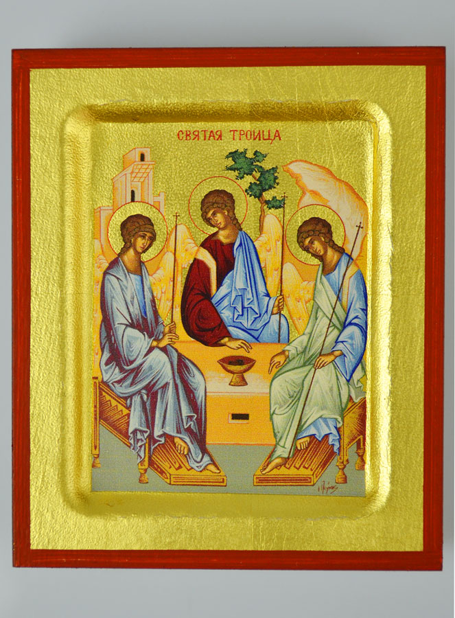 Icône Sainte Trinité de Roublev - 8 cm (pic 2)