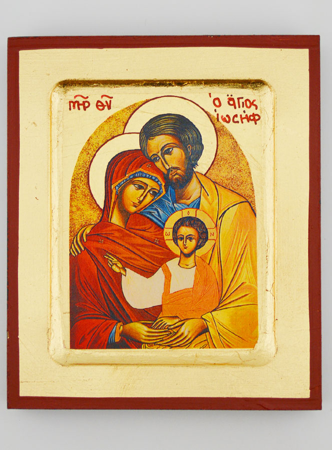 Icône de la Sainte Famille de Nazareth 13 cm (pic 1)