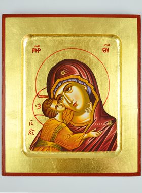Icône Vierge à l'Enfant - Vierge d'Amour - 20 cm (pic 1)
