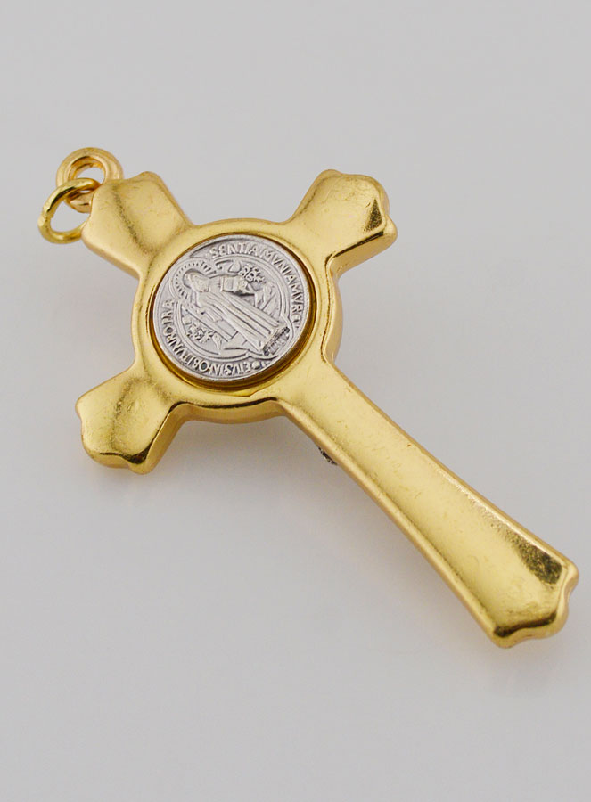 Croix Saint Benoit Dorée (pic 4)