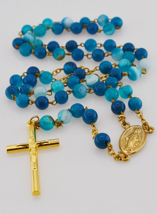 Chapelet Fashion en Perles d'Agate (pic 2)