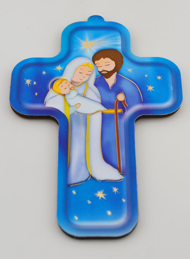 Croix en Bois Enfant - Sainte Famille (pic 2)