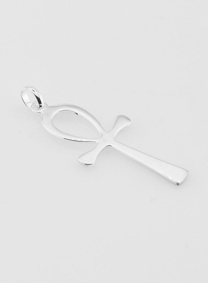 Pendentif Croix de Vie Egyptienne en Argent 30mm (pic 2)
