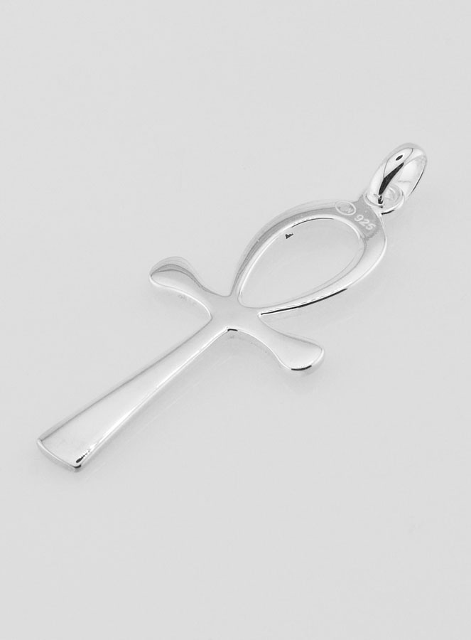 Pendentif Croix de Vie Egyptienne en Argent 30mm (pic 3)