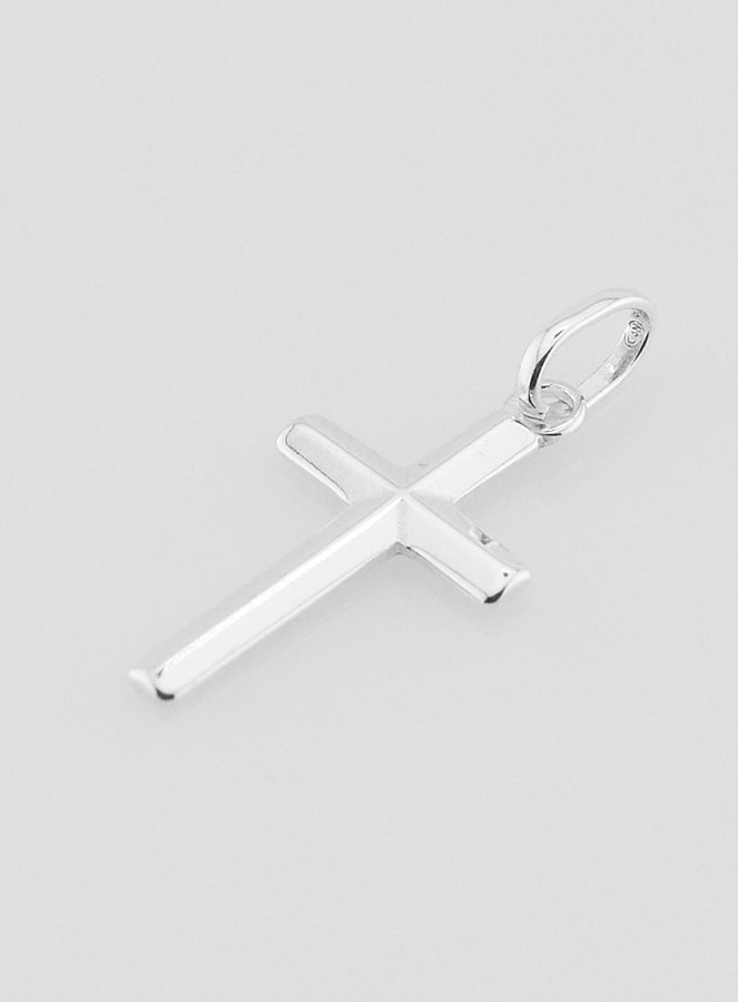Pendentif Enfant Croix du Christ - Argent Massif 18mm (pic 3)