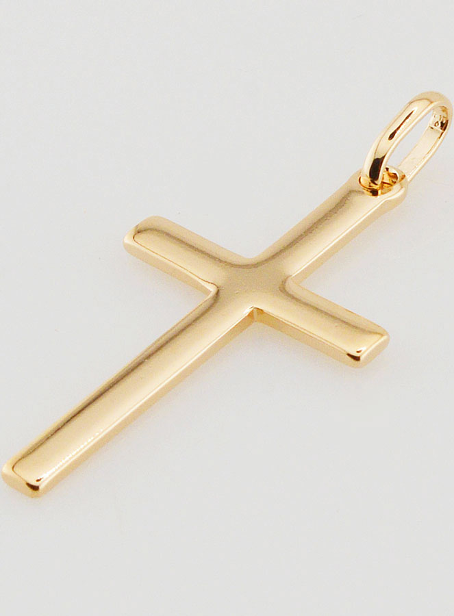 Pendentif Grande Croix en Plaqué Or (pic 4)