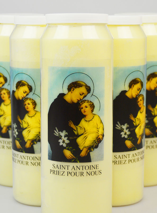 Lot de 6 Bougies de Neuvaine Saint Antoine (pic 3)