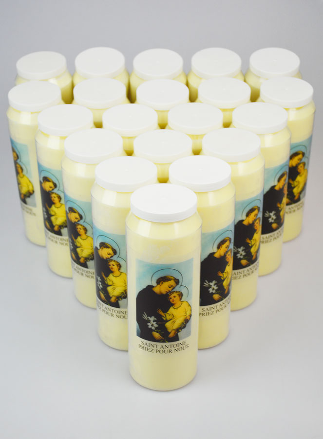 Lot de 20 Bougies de Neuvaine à Saint Antoine (pic 2)