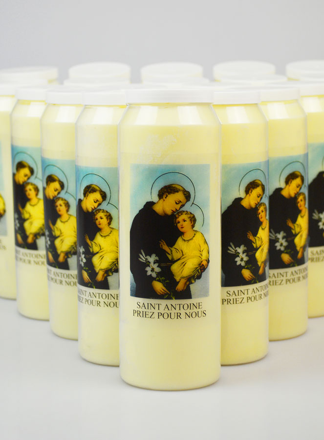Lot de 20 Bougies de Neuvaine à Saint Antoine (pic 3)