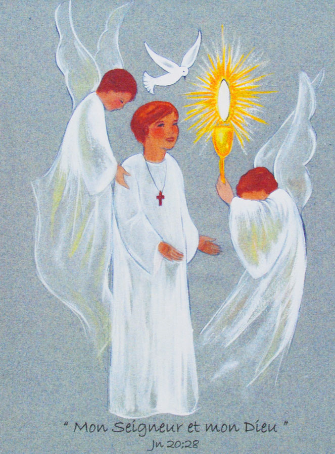 Carte de Confirmation - Mon Seigneur et mon Dieu (pic 1)