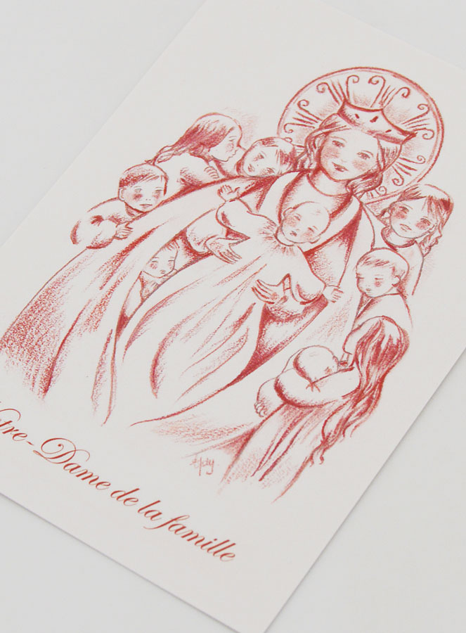 Carte de Prière - Notre Dame de la Famille (pic 2)