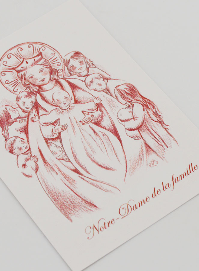 Carte de Prière - Notre Dame de la Famille (pic 3)