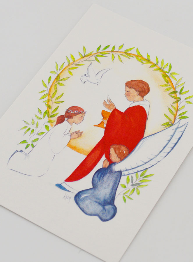 Carte de Communion - Première Communion Fille (pic 3)
