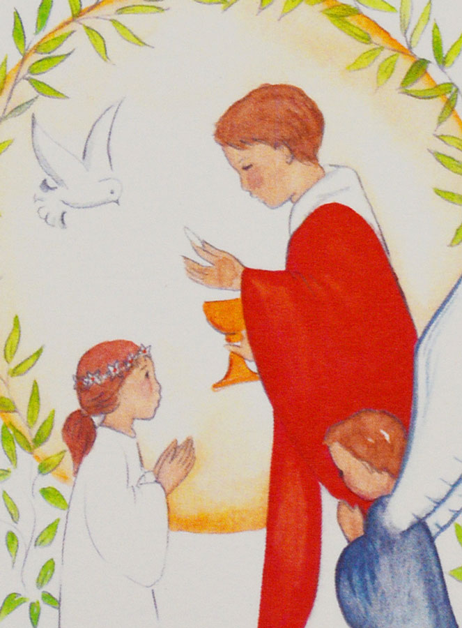 Carte de Communion - Première Communion Fille (pic 4)