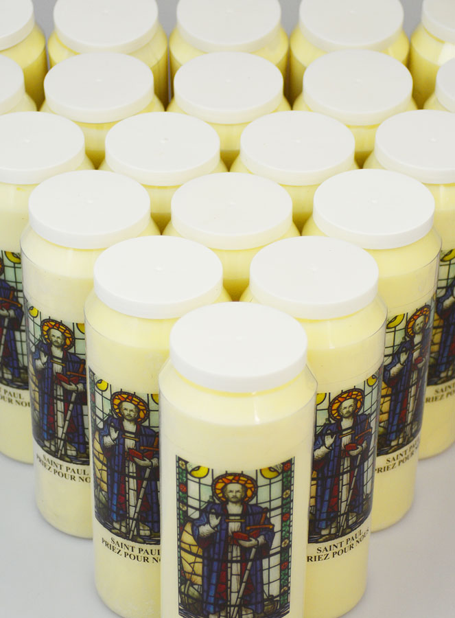 Lot de 20 Bougies de Neuvaine à Saint Paul (pic 4)
