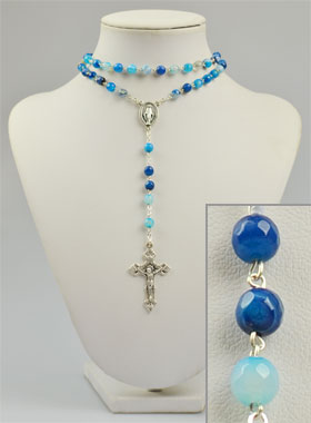 Chapelet Fashion Mode en Perles d'Agate (pic 1)